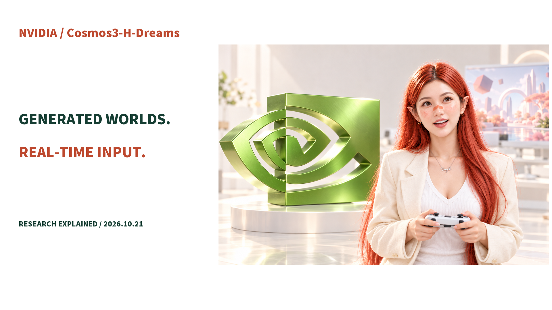 NVIDIA Cosmos3-H-Dreams editorial concept