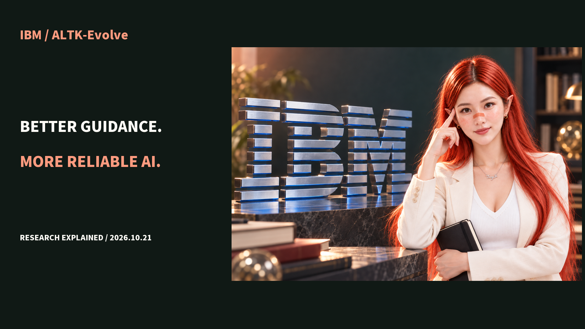 IBM ALTK-Evolve editorial concept